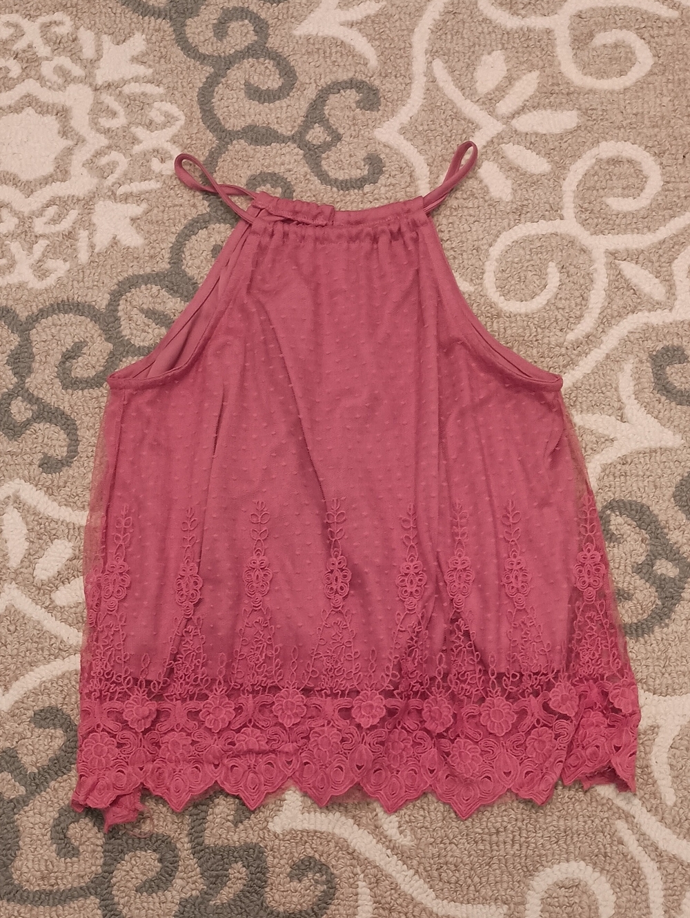 Rue21 Lace-Hem Halter Cami